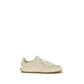 Beige Rubber Low Top Sneakers