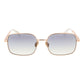 Rose Gold Metal Sunglasses