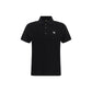 Black Cotton Polo Shirt