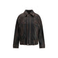 Brown Viscose Bomber