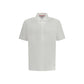 White Cotton Polo Shirt