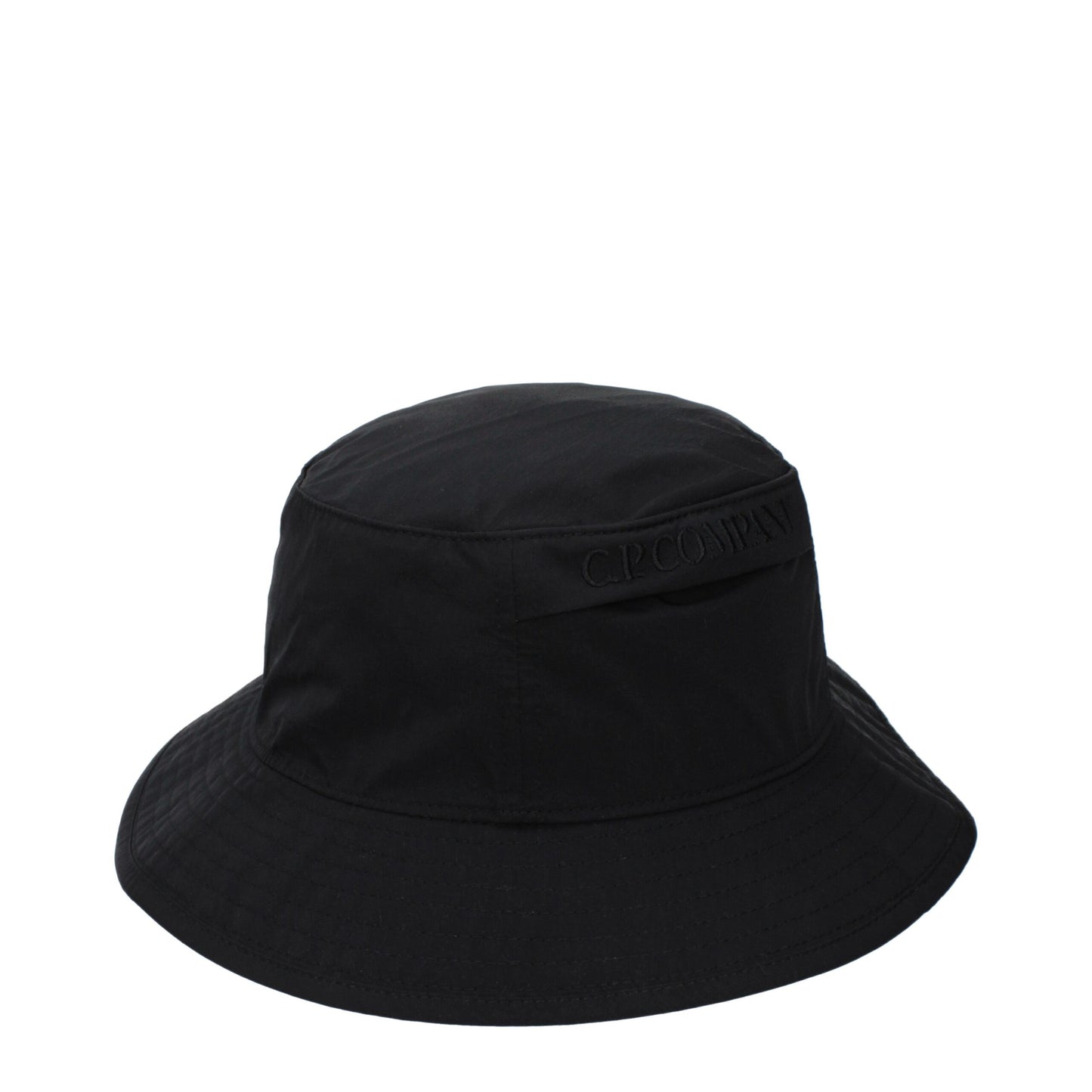 Black Polyamide Bucket Hat