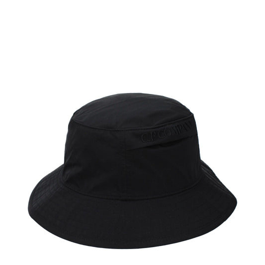 Black Polyamide Bucket Hat
