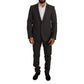 Black Virgin Wool Two-Piece Suit