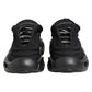 Black Slip On Low Top Wave Sneakers Shoes