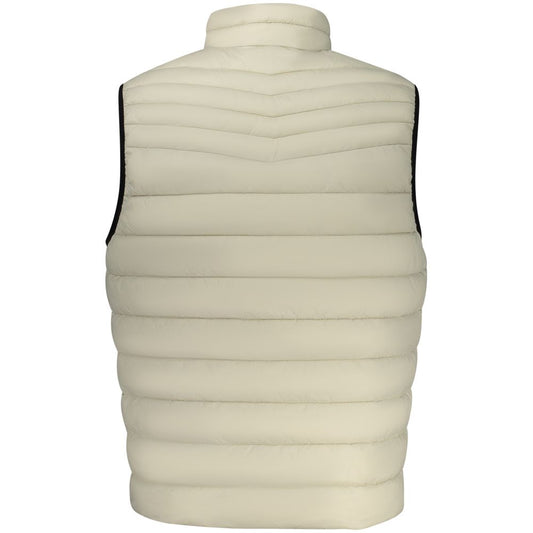 Beige Poliammide Mens Jacket