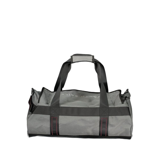 Grigio Polyester Men's Duffle Bag