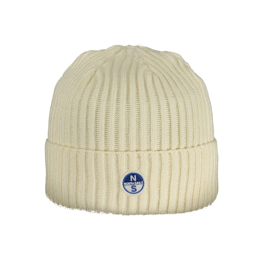 White Cotton Men Cap