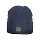 Blue Polyester Men Cap