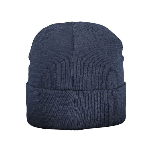 Blue Polyester Men Cap