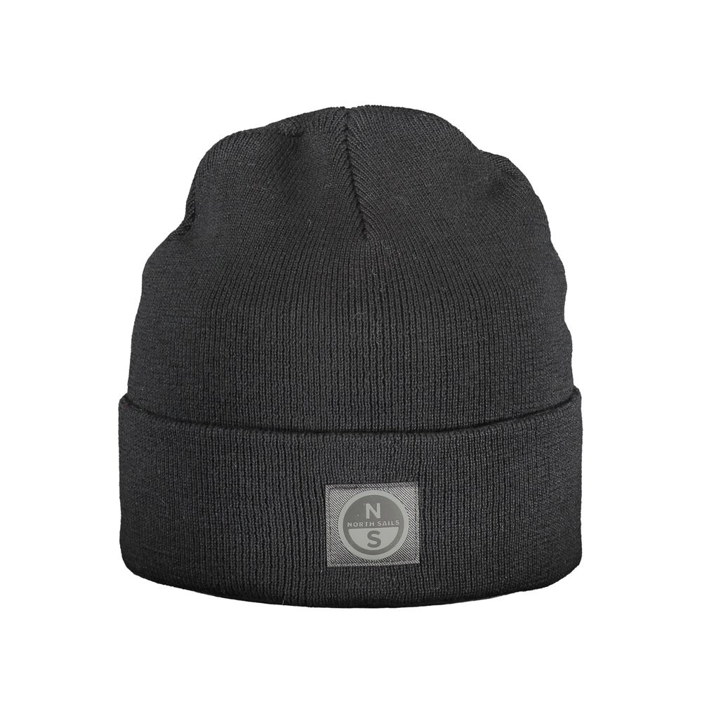 Black Polyester Men Cap