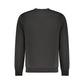 Black Polyester Men Sweatshirt