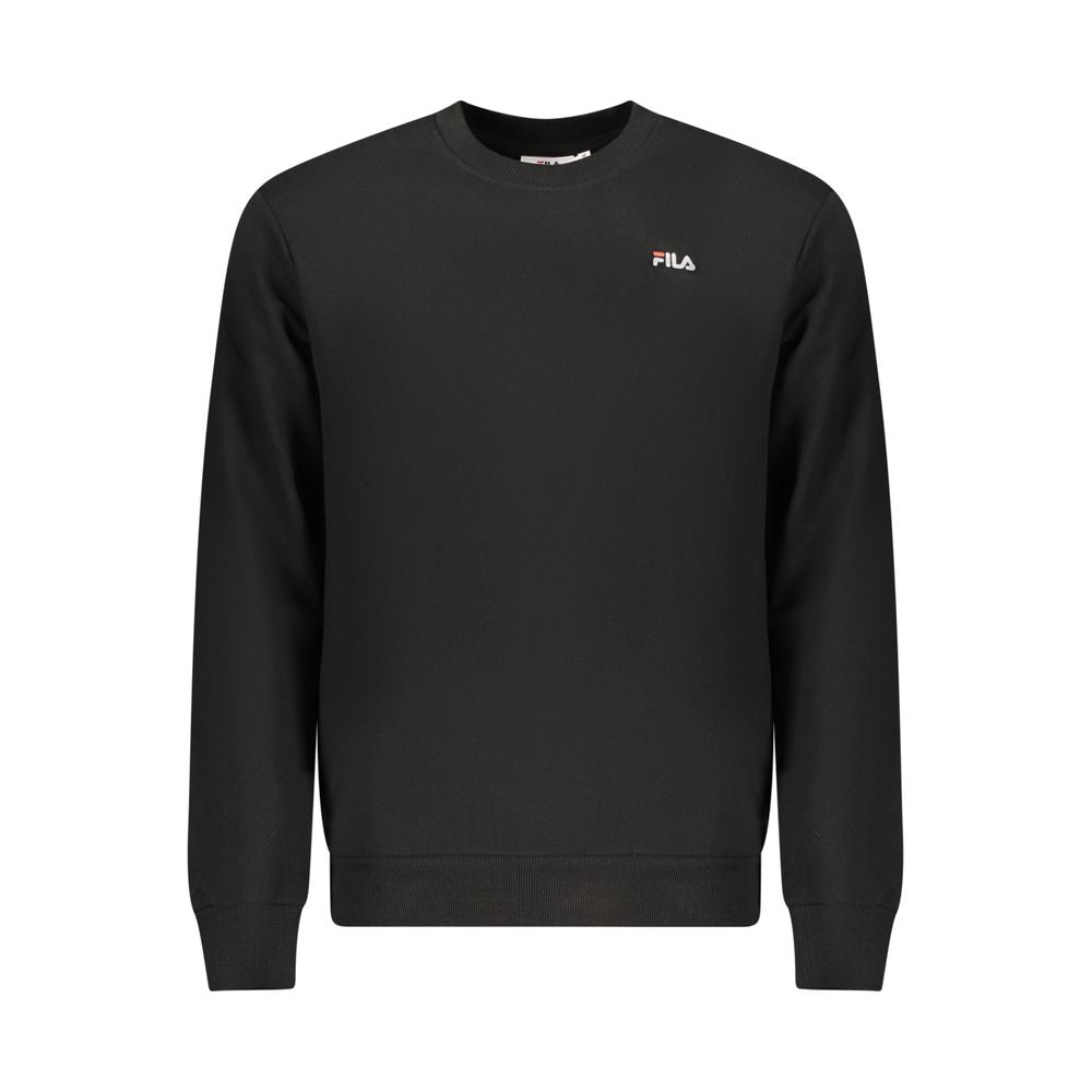 Black Organic Cotton Men Sweatshirt