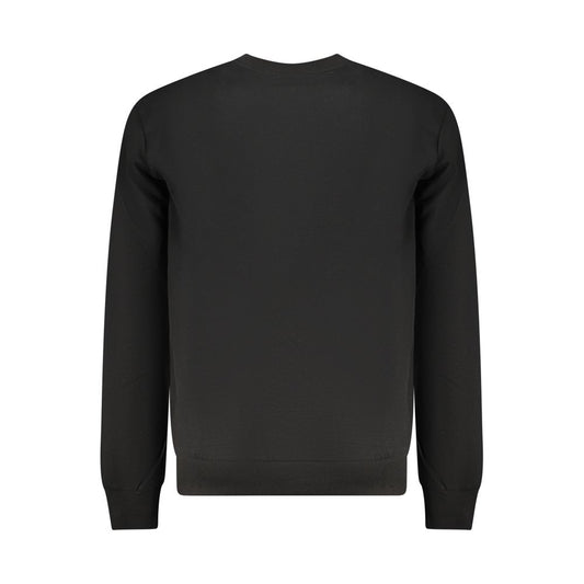 Black Organic Cotton Men Sweatshirt