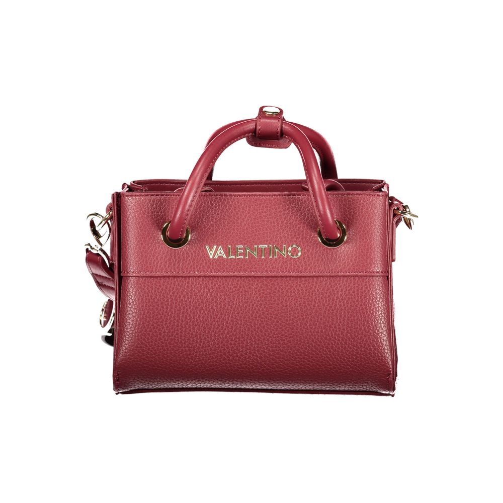 Rosso Polyurethane Women Handbag