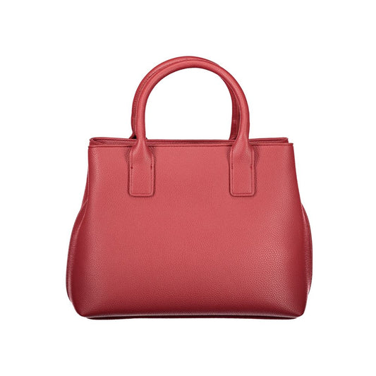 Rosso Poliuretano Women Handbag