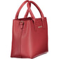 Rosso Poliuretano Women Handbag