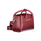 Rosso Polyurethane Women Handbag