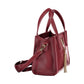 Rosso Polyurethane Women Handbag