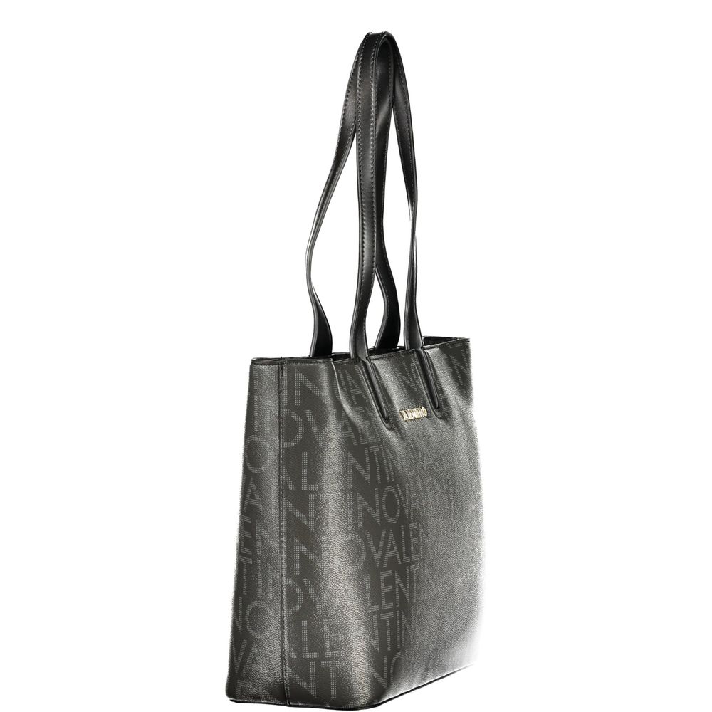 Nero Polyurethane Women Handbag