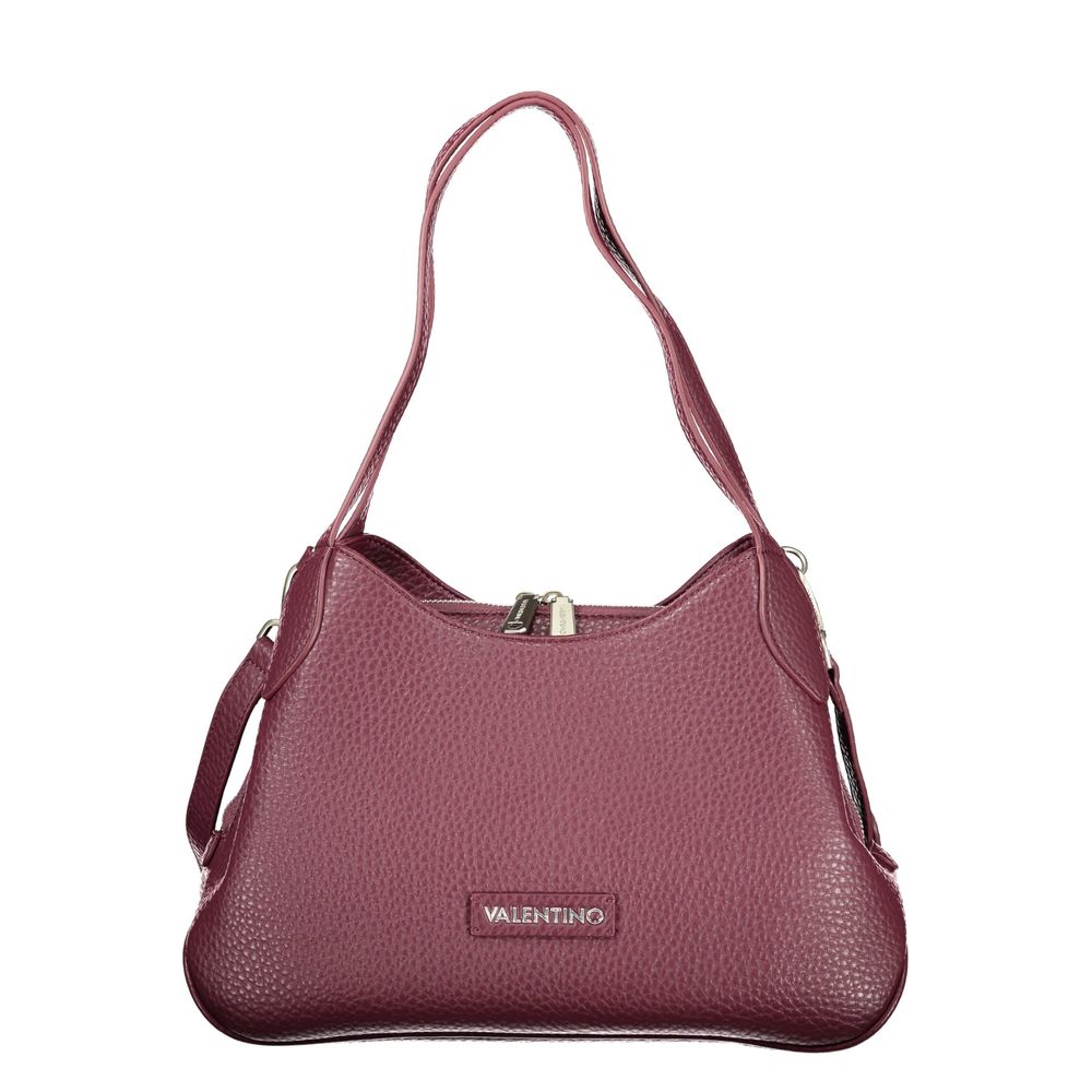 Rosso Polyurethane Women Handbag