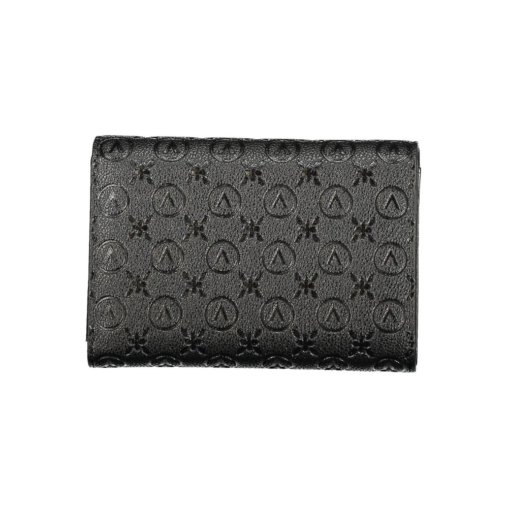 Nero Poliuretano Women Wallet