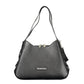 Black Polyurethane Women Handbag