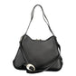 Black Polyurethane Women Handbag