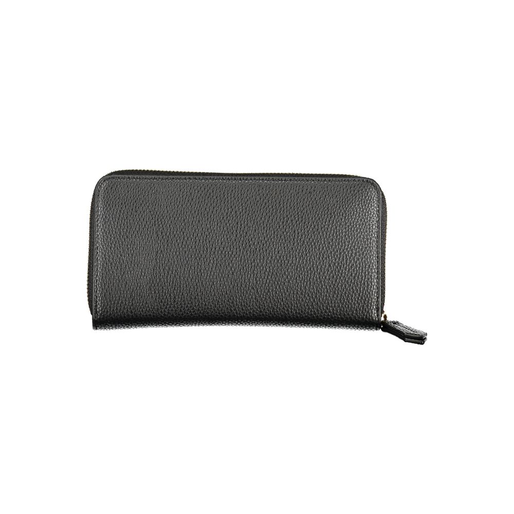 Nero Poliuretano Women Wallet
