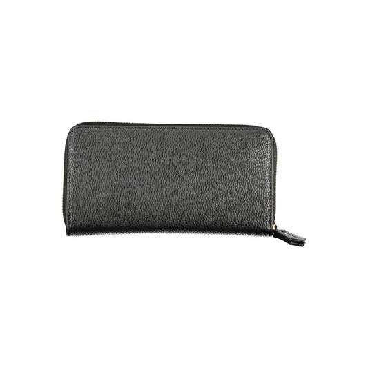 Nero Poliuretano Women Wallet