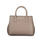 Marrone Polyurethane Women Handbag