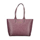 Rosso Polyurethane Women Handbag