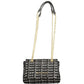 Black Polyurethane Women Handbag