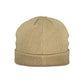 Beige Polyacrylic Men Cap