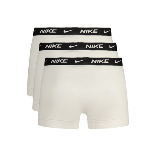 White Cotton Men's Boxer Short