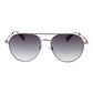 Gray Metal Sunglasses