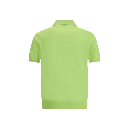 Bicolor Cotton Polo Shirt
