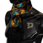 Elegant Multicolor Silk Blend Men's Scarf