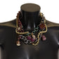 Sicilian Elegance Gold-Tone Statement Necklace