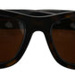 Chic Brown Acetate Sunglasses