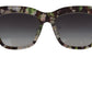 Elegant Black Multicolor Gradient Sunglasses