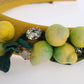 Exquisite Silk Crystal Lemon Headband Diadem