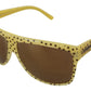 Stellar Chic Square Sunglasses in Yellow