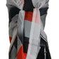 Elegant Checkered Silk Scarf