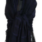 Elegant Fringed Wool Blend Scarf