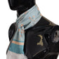 Elegant Silk Scarf with Shell Motif