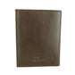 Elegant Dark Brown Leather Passport Holder