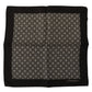 Elegant Black Silk Men's Scarf Wrap