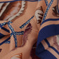 Elegant Multicolor Silk Men's Scarf