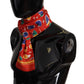 Elegant Multicolor Silk Men's Scarf